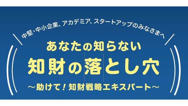 INPITの「知財戦略エキスパート」をぜひご活用ください！（支援活動・事例のご紹介）